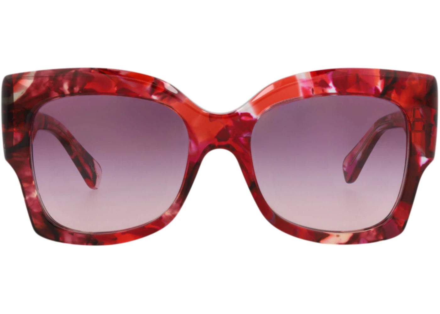 Chloe Square-Frame Recycled Acetate Sunglasses Red Red Violet (CH0252S-30015701-007)