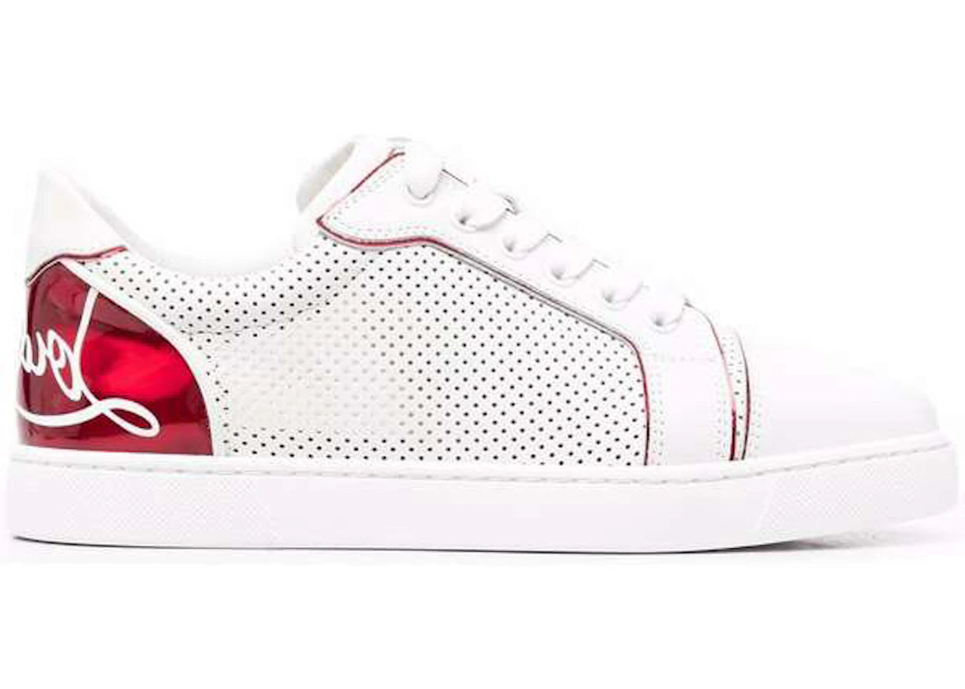 Christian Louboutin Fun Vieira White Red (Women's)