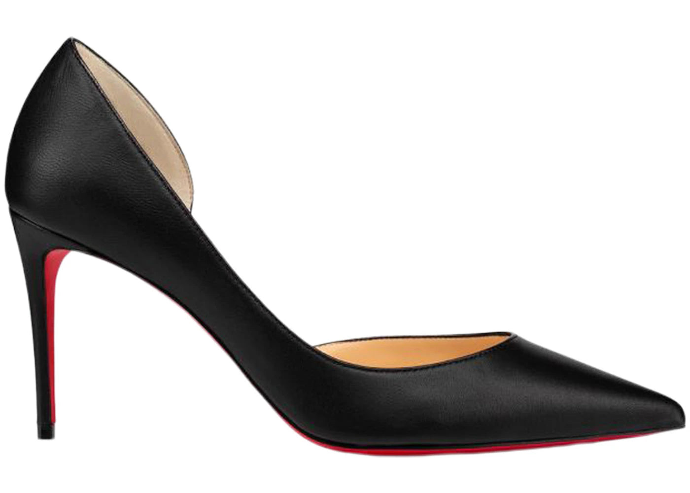 Christian Louboutin Iriza 85mm Pump Black Nappa Leather