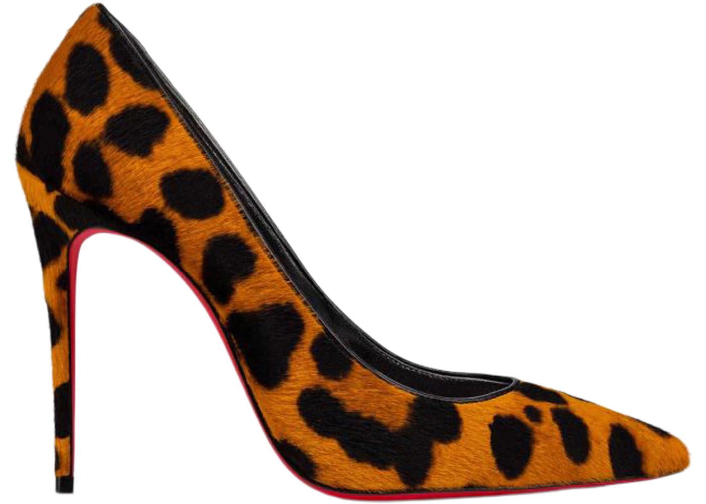 Christian Louboutin Kate 100mm Pump Leopard Pony Skin