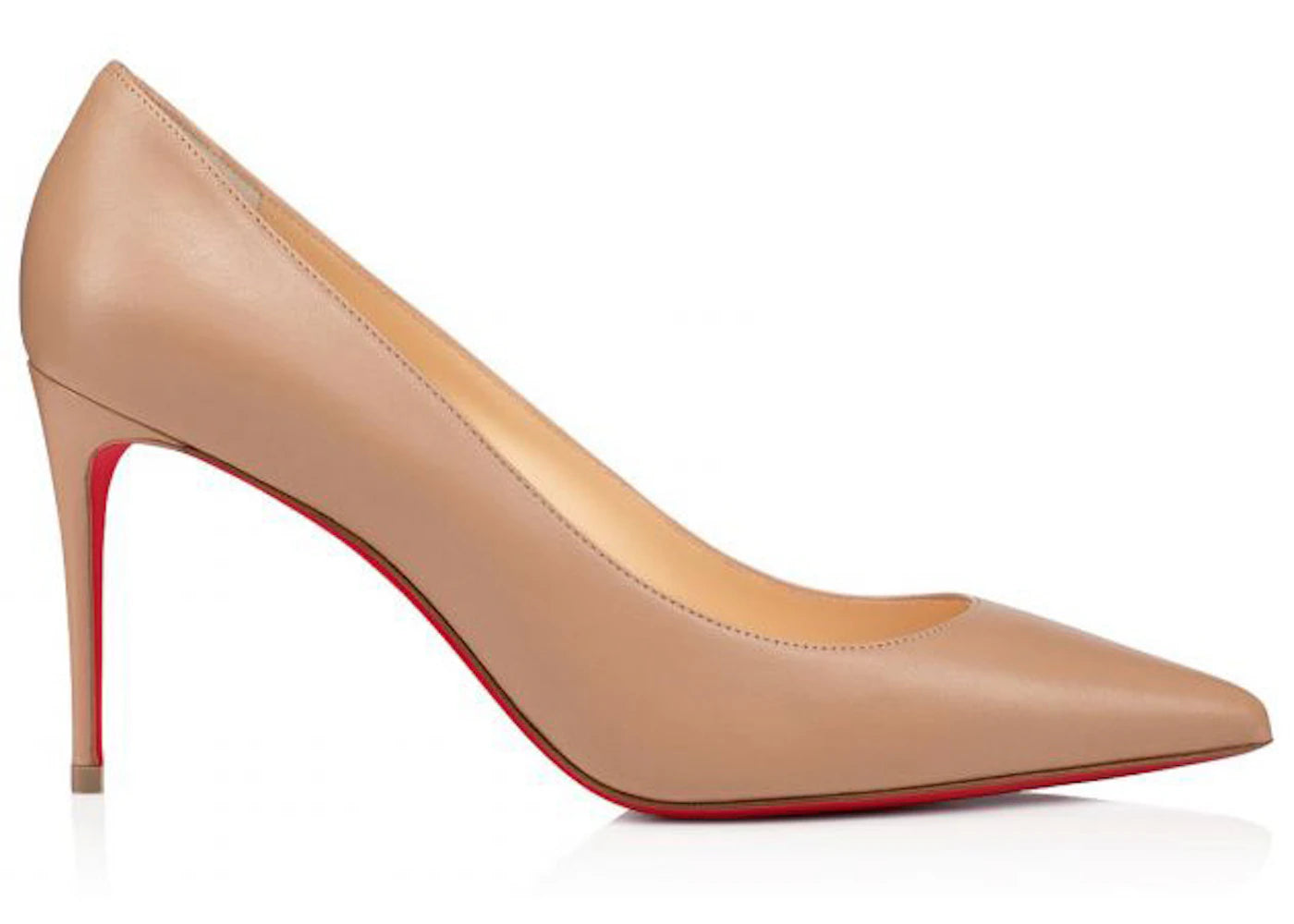 Christian Louboutin Kate 85mm Pump Nude Nappa Leather