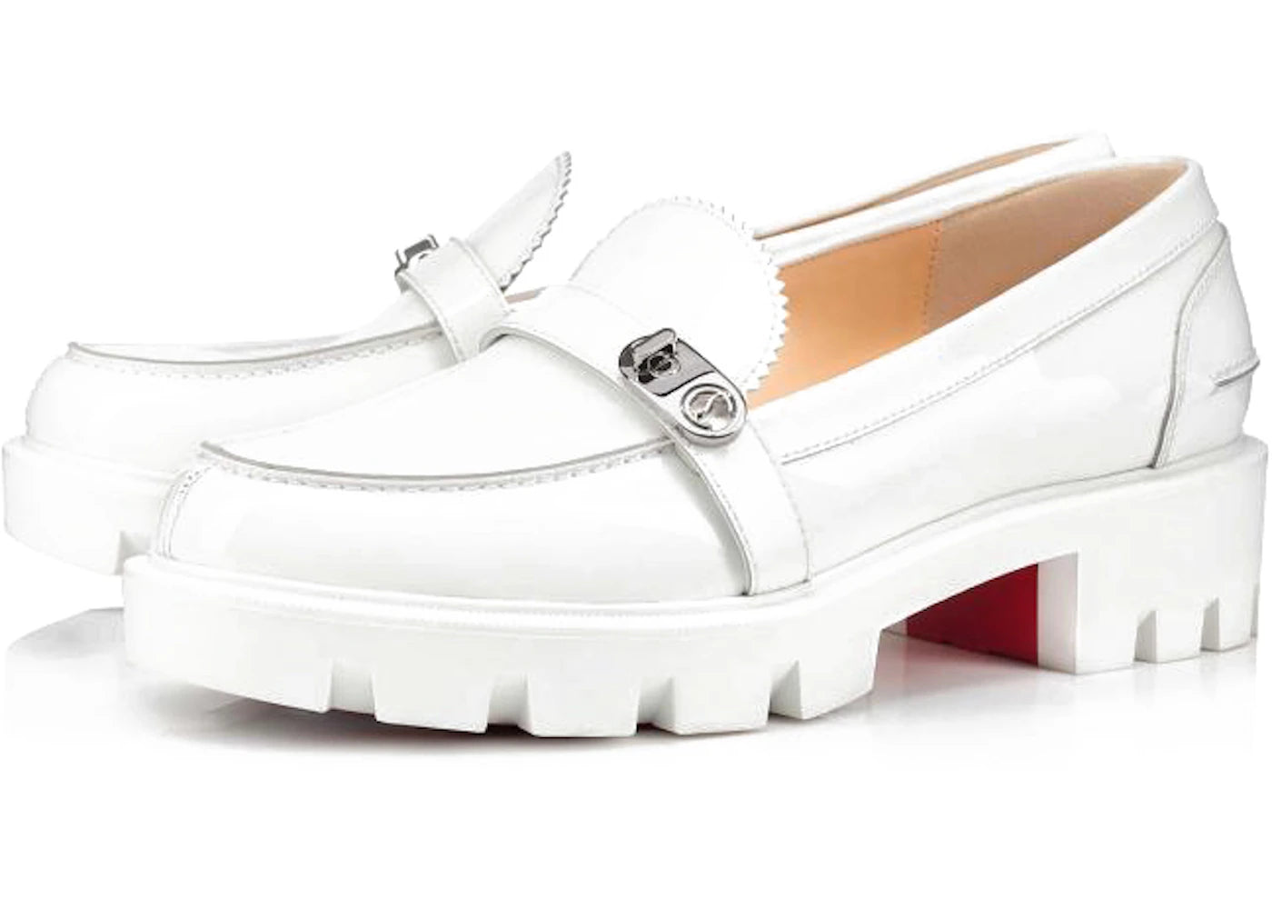 Christian Louboutin Lock Woody Bianco (Women's)