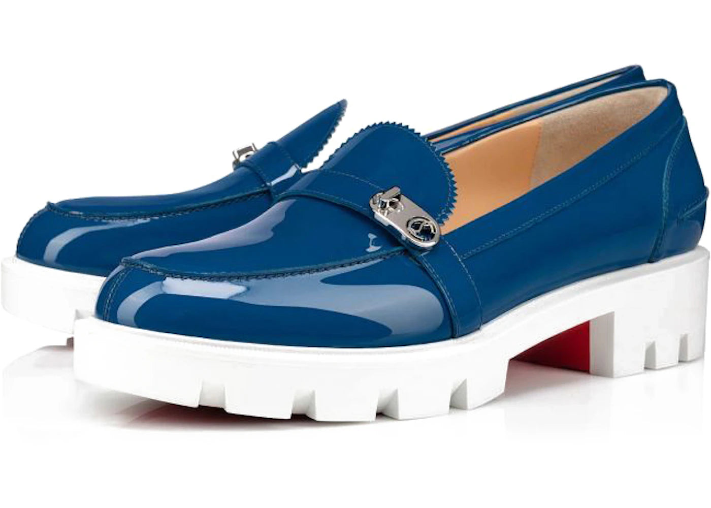 Christian Louboutin Lock Woody Blue (Women's)