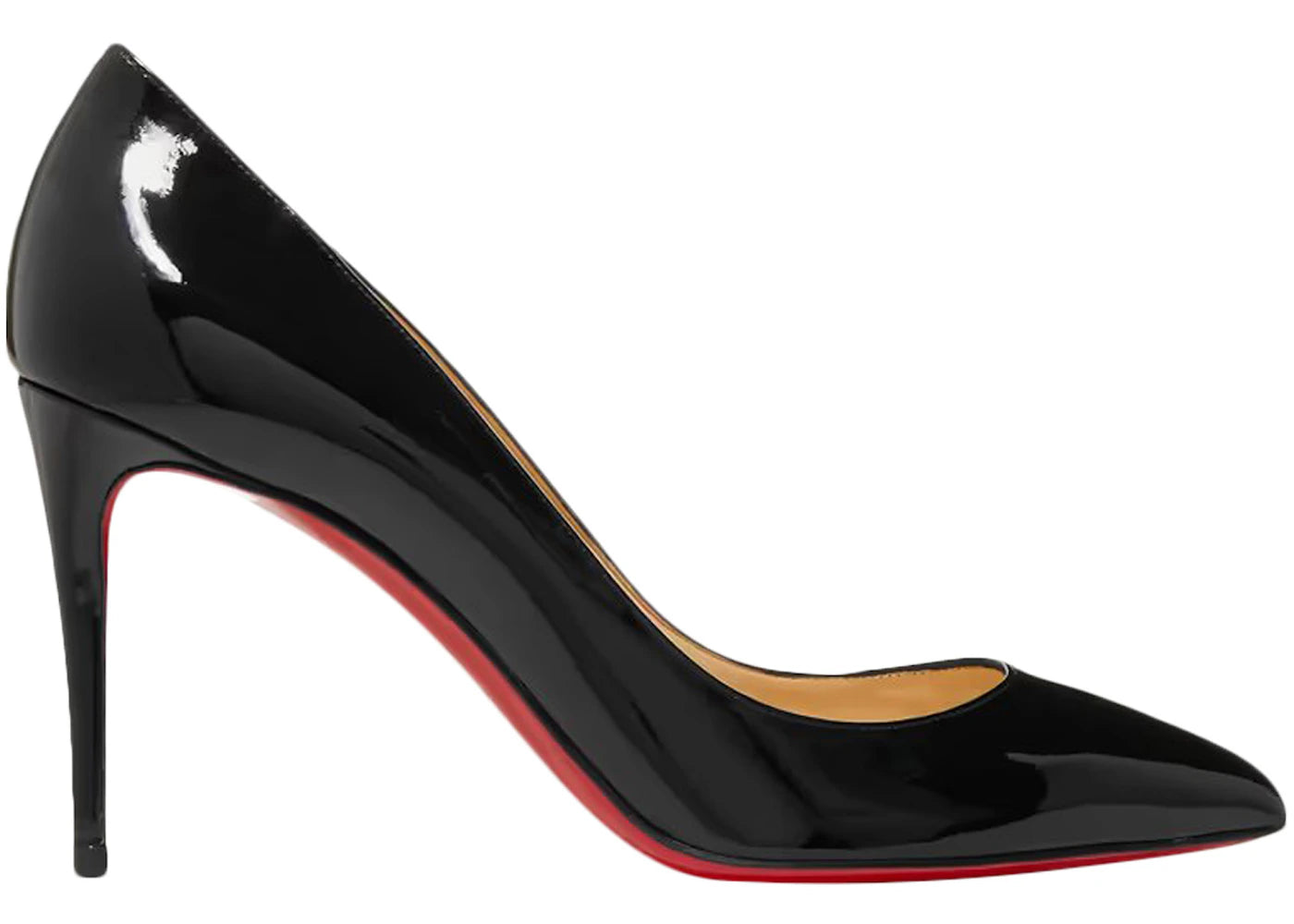 Christian Louboutin Pigalle 85mm Pump Black Patent Leather