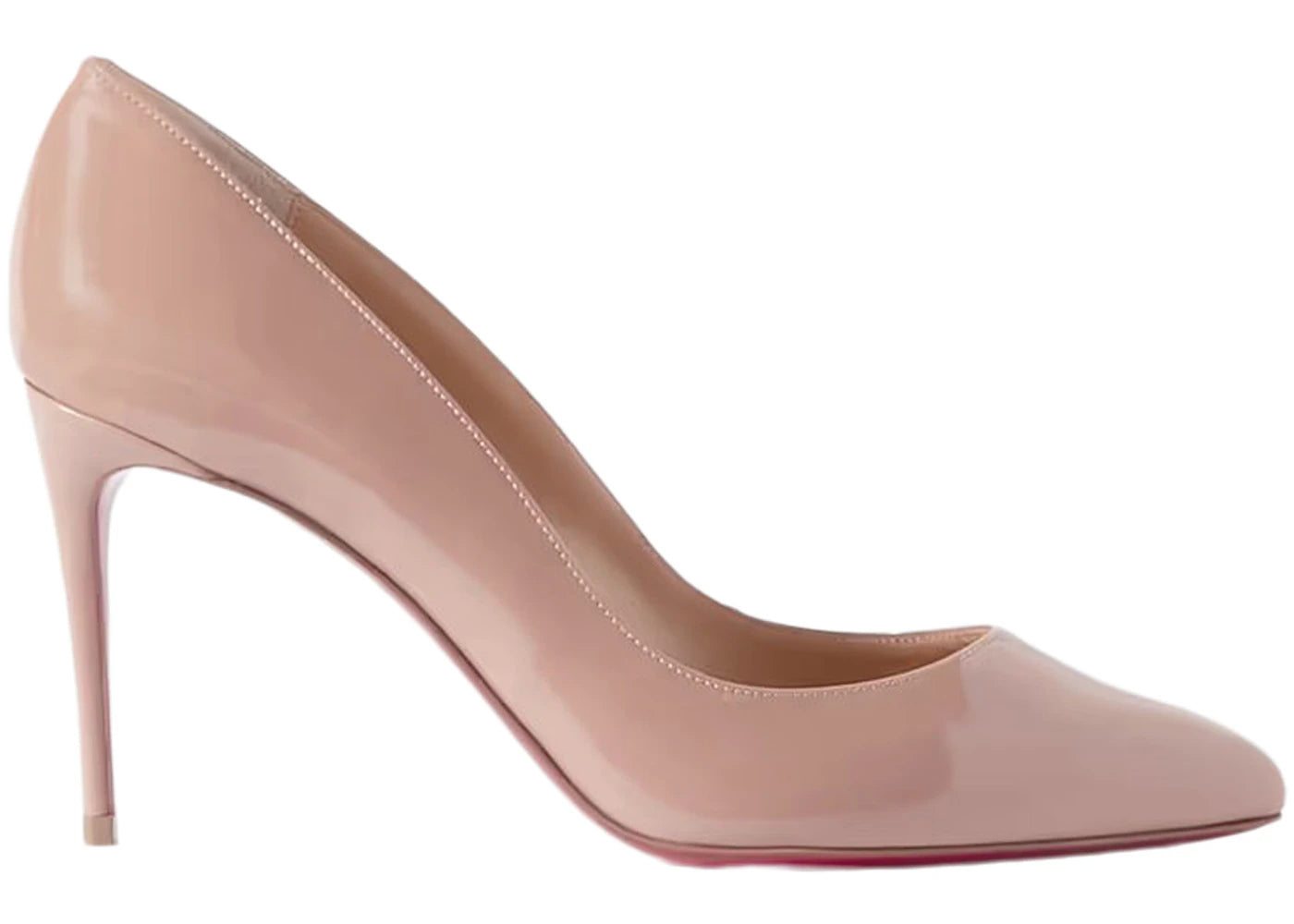 Christian Louboutin Pigalle 85mm Pump Nude Patent Leather