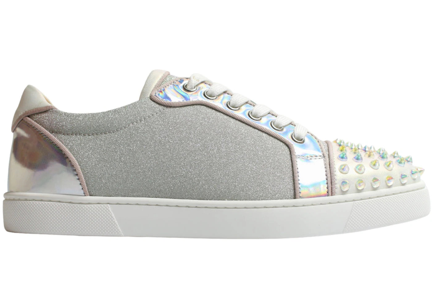 Christian Louboutin Vierira Spikes Silver AB (Women's)