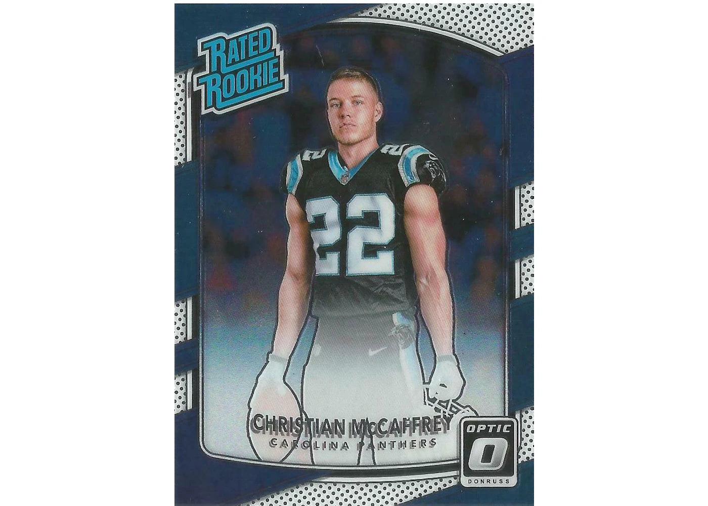 Christian McCaffrey 2017 Panini Donruss Optic Rookie #168 (Ungraded)