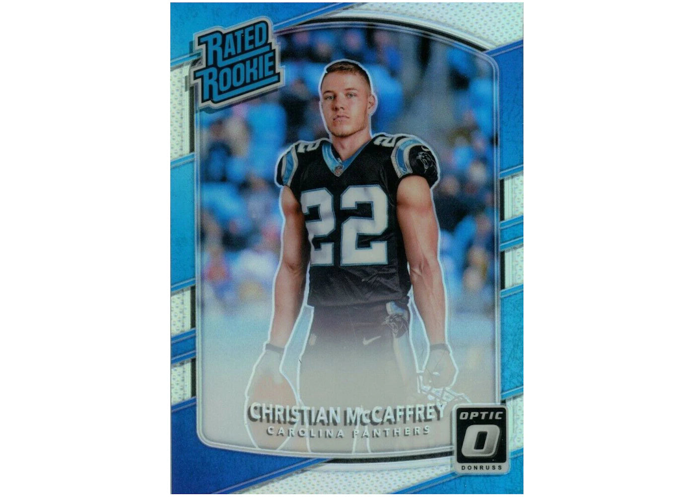 Christian McCaffrey 2017 Panini Donruss Optic Rookie Holo #168 (Ungraded)