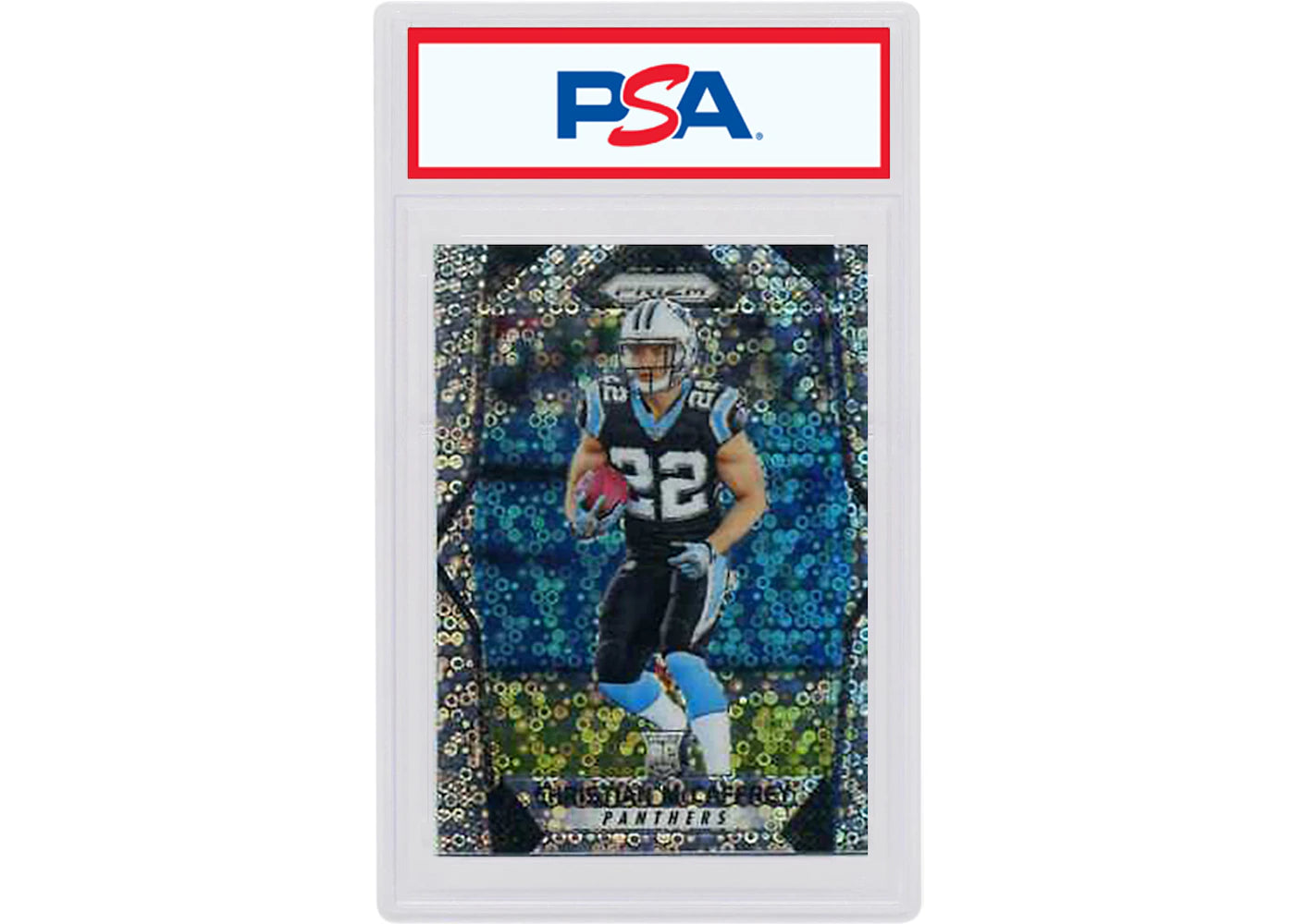 Christian Mccaffrey 2017 Panini Prizm Rookie Disco #249 (PSA or BGS Graded)