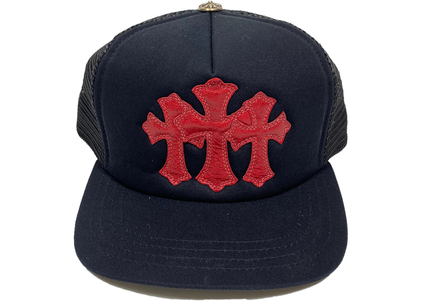 Chrome Hearts Cemetery Trucker Hat Black/Red