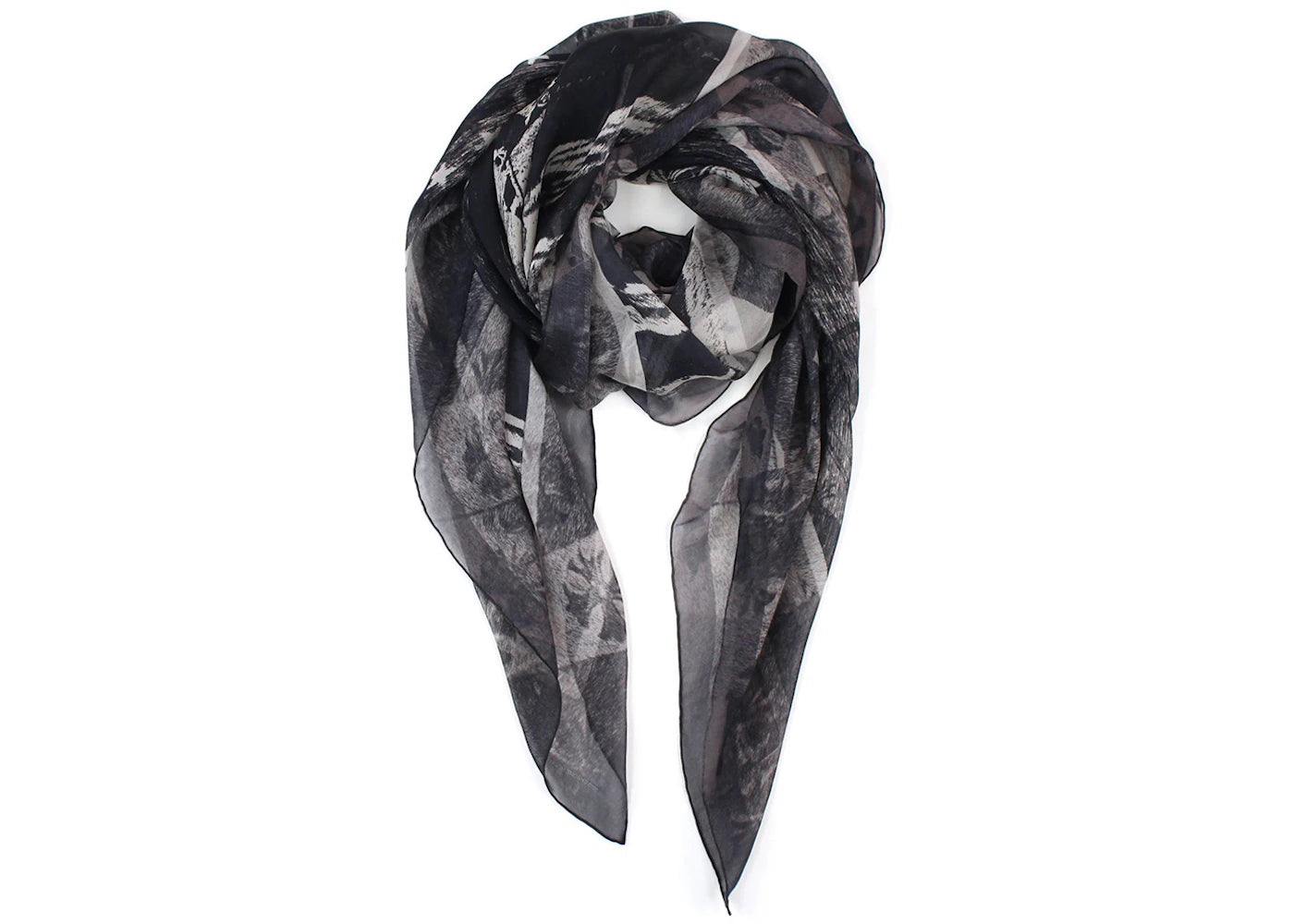 Chrome Hearts Cross Flag Silk Scarf Multi