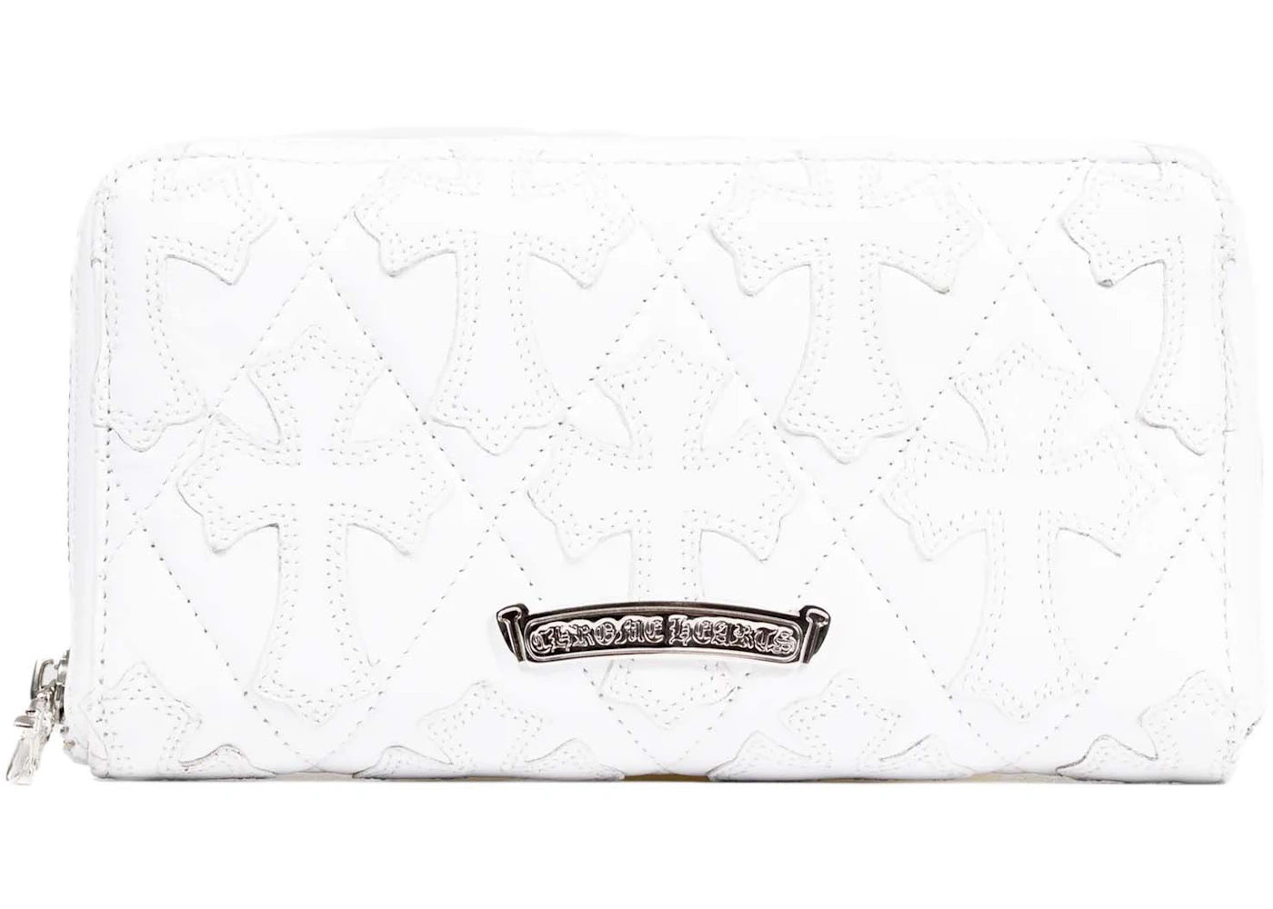 Chrome Hearts Cross Long Wallet White