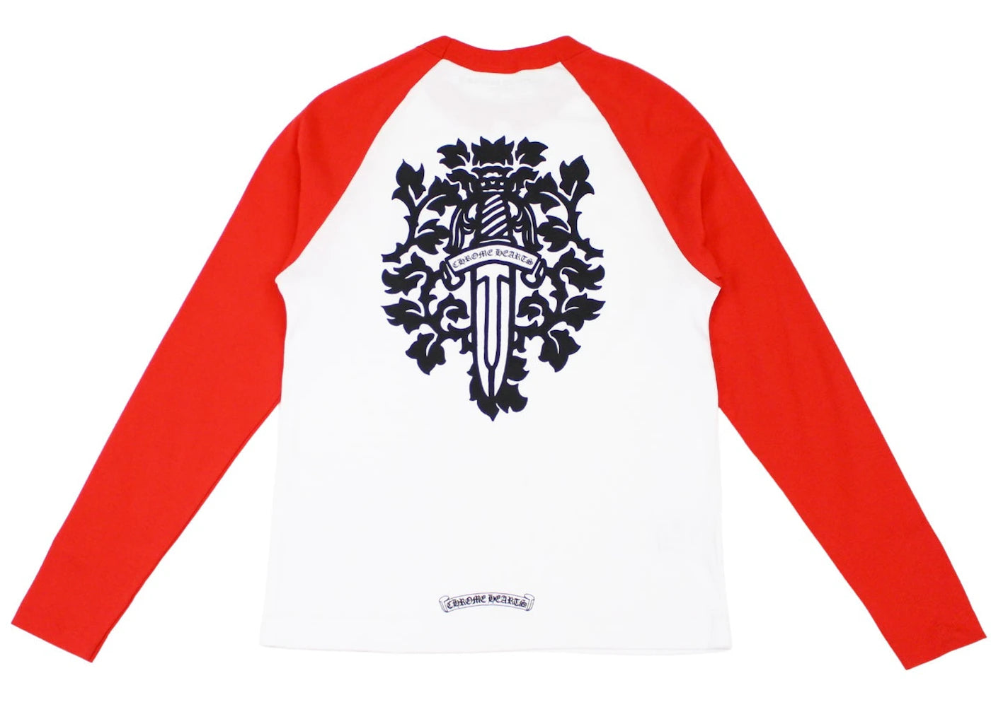 Chrome Hearts Dagger Baseball Shirt White/Red