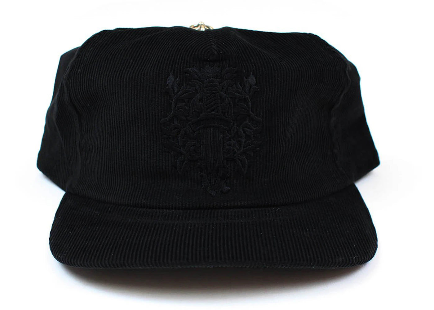 Chrome Hearts Dagger Cordoruy Cap Black