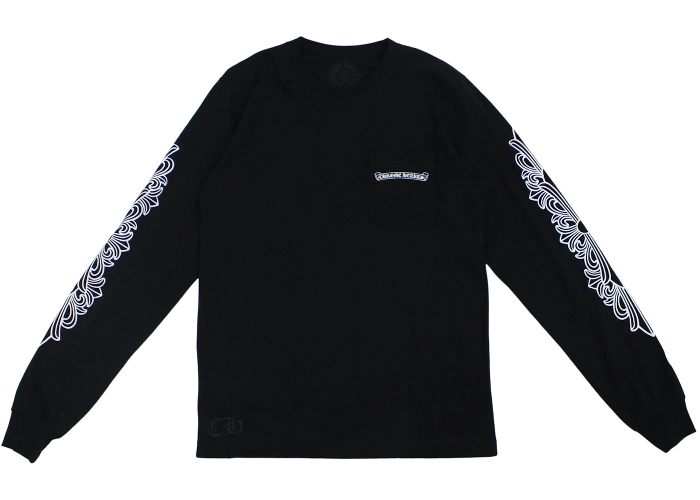 Chrome Hearts Eye Chart Dagger Longsleeve T-shirt Black