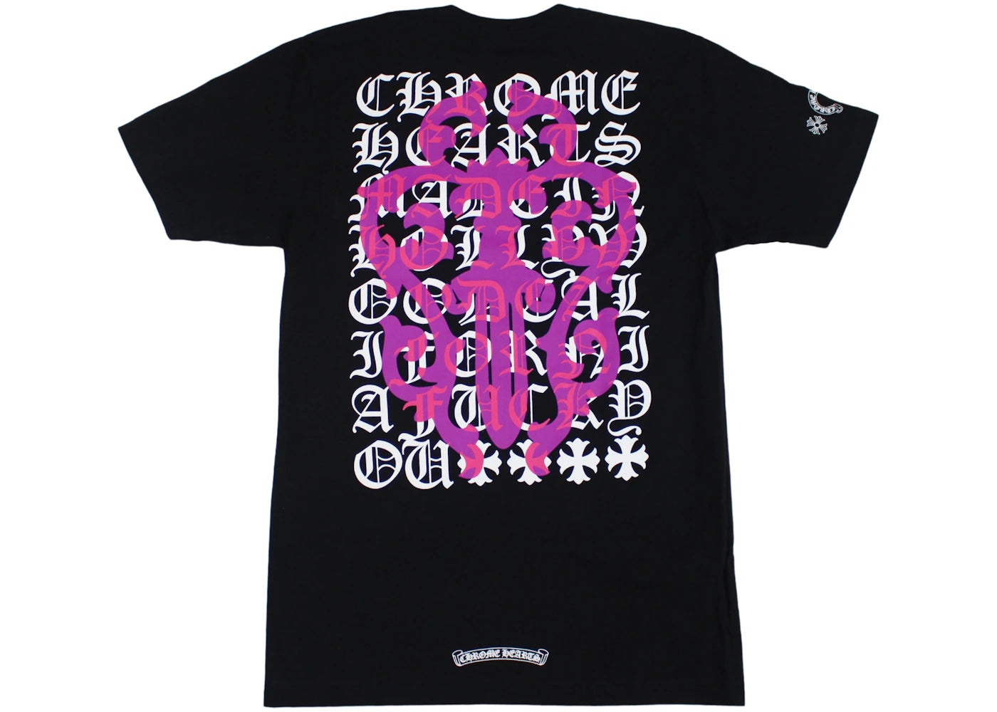 Chrome Hearts Eye Chart Dagger T-shirt Black