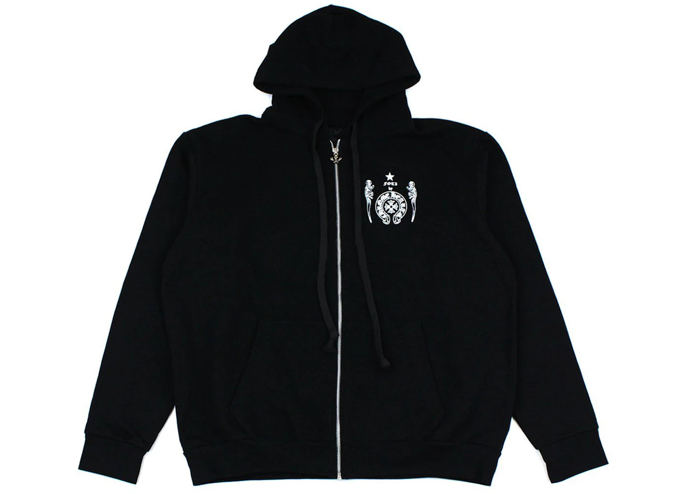 Chrome Hearts Foti Harris Teeter Space Suit Zip Hoodie Black