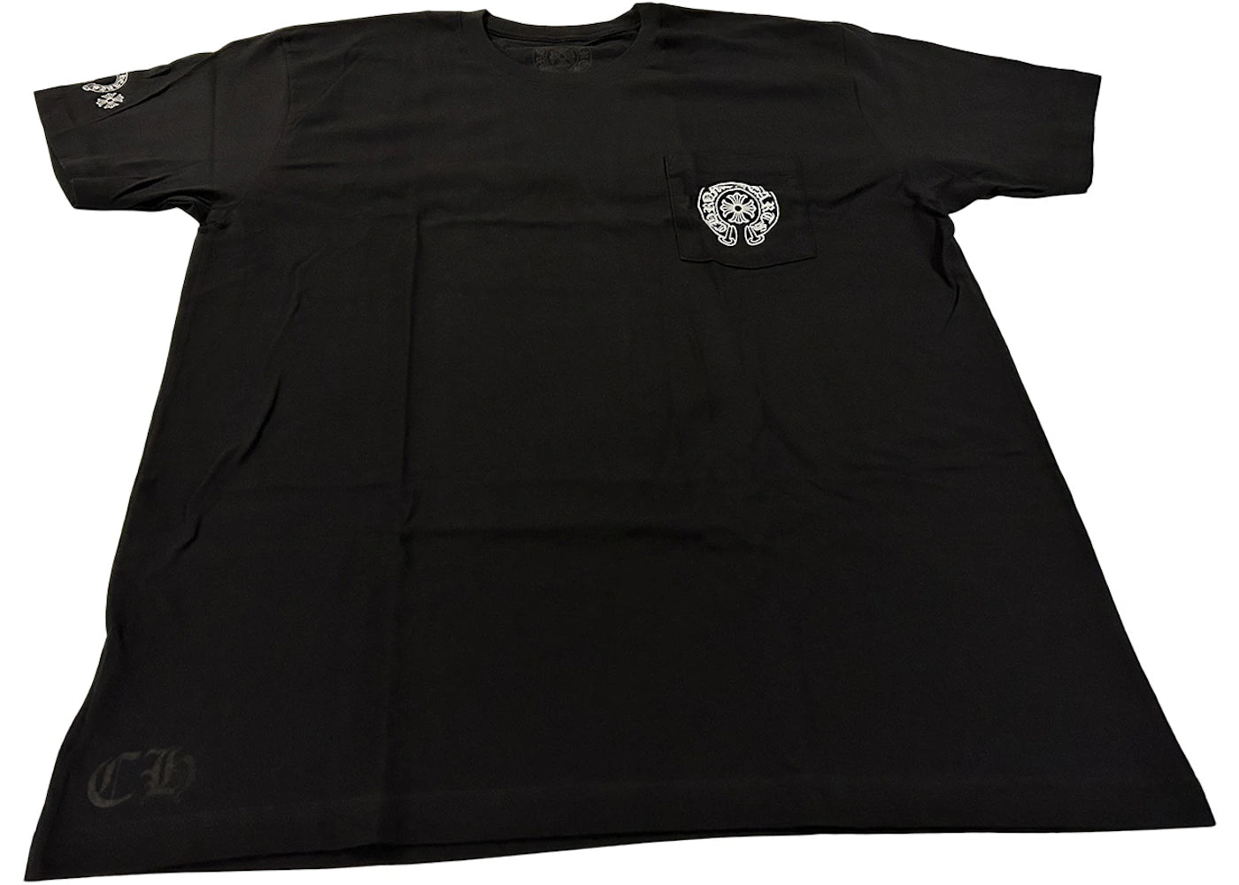 Chrome Hearts Gradient Floral T-shirt Black/Multi-Color