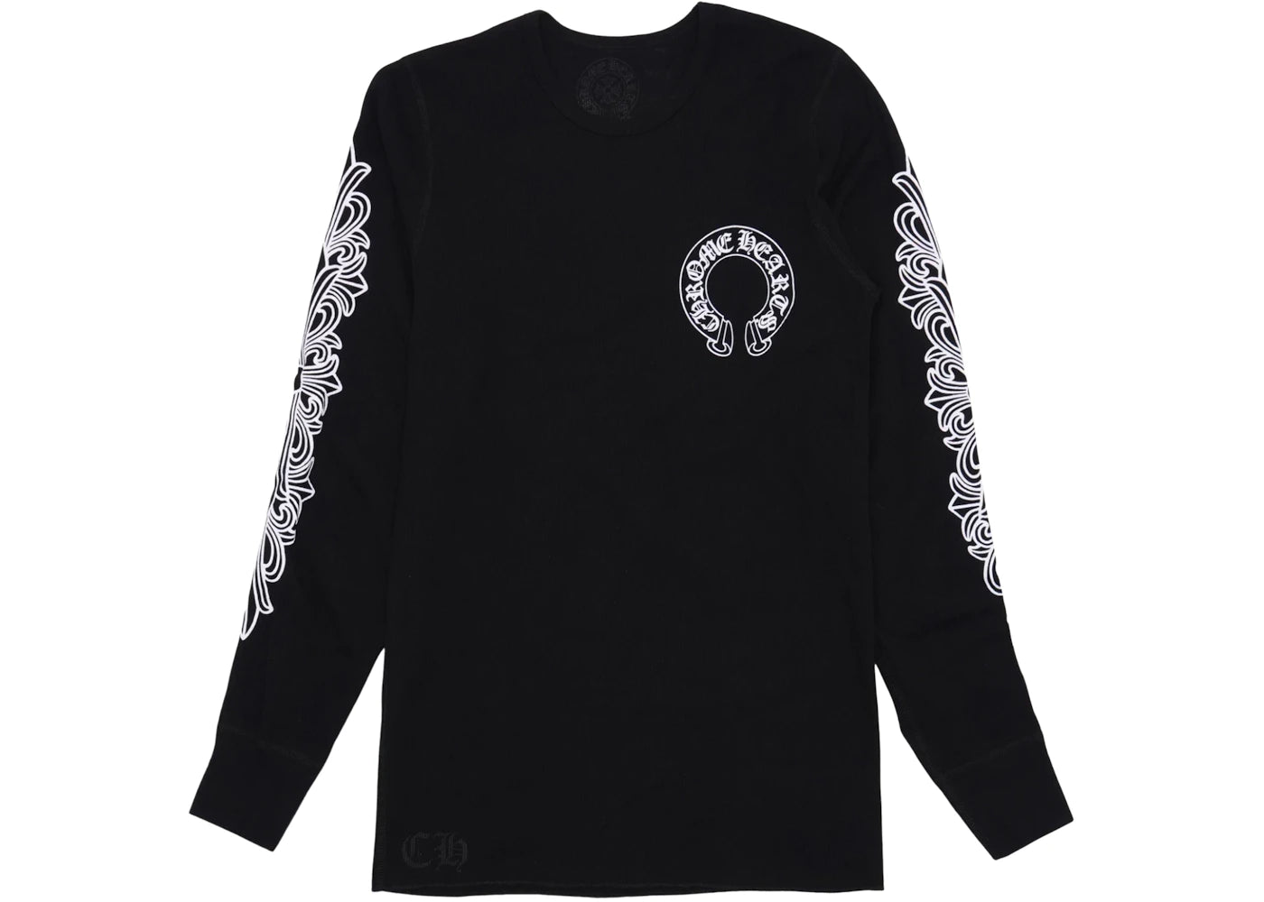 Chrome Hearts Horseshoe Thermal Waffle T-shirt Black