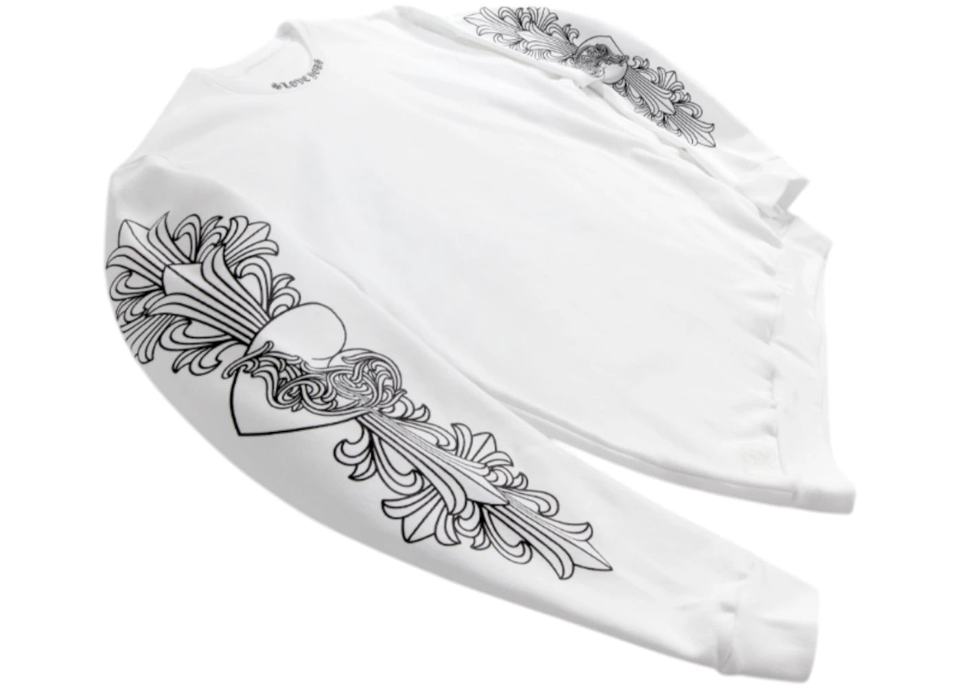 Chrome Hearts Love You Crewneck Sweatshirt White