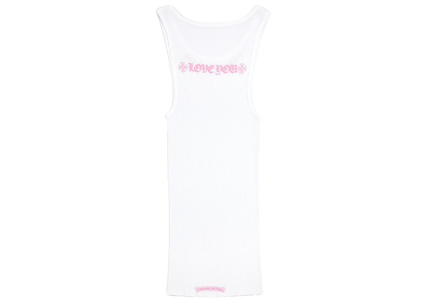 Chrome Hearts Love You Rib Tank White