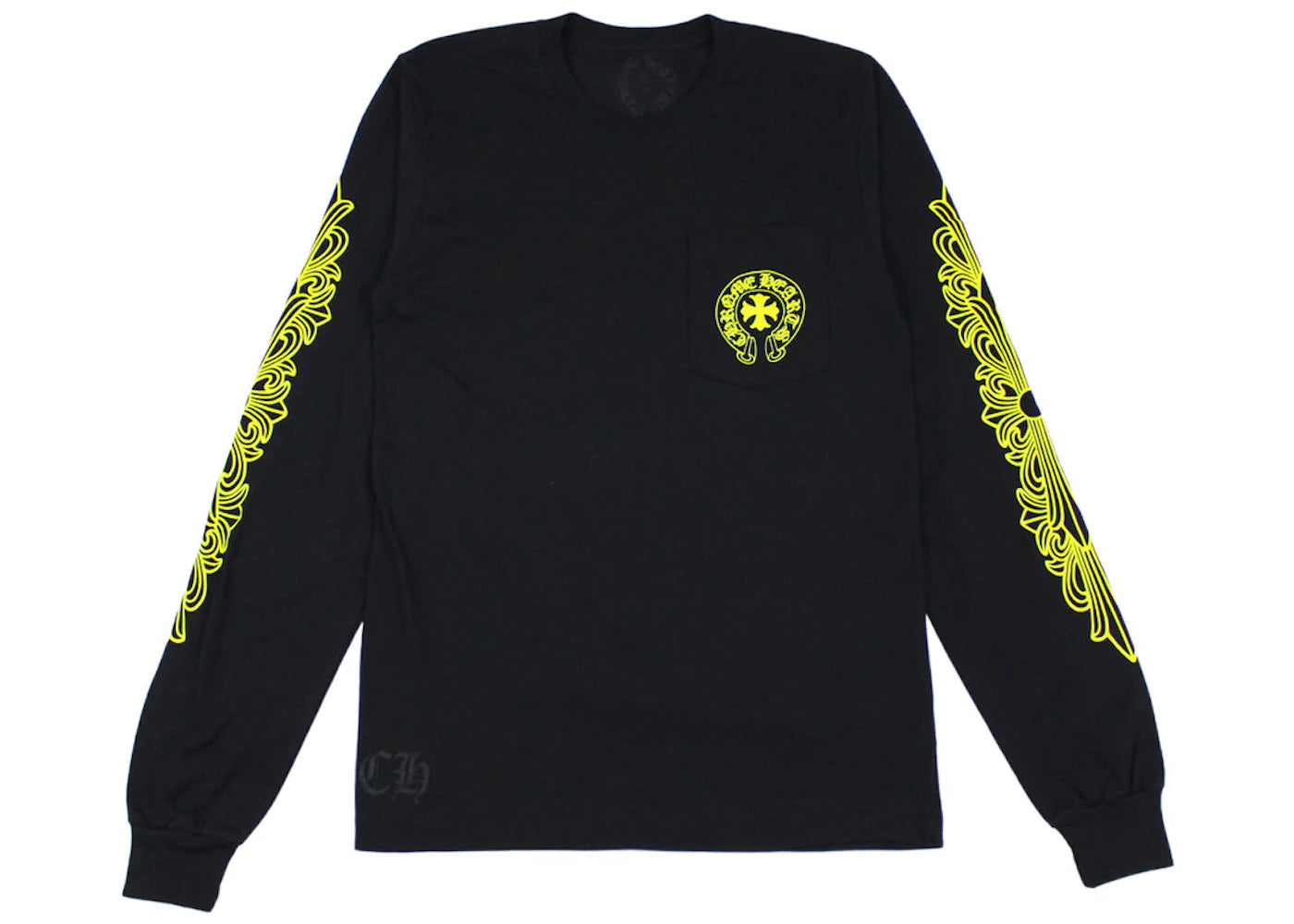 Chrome Hearts Made in Hollywood L/S T-shirt Black/Yellow