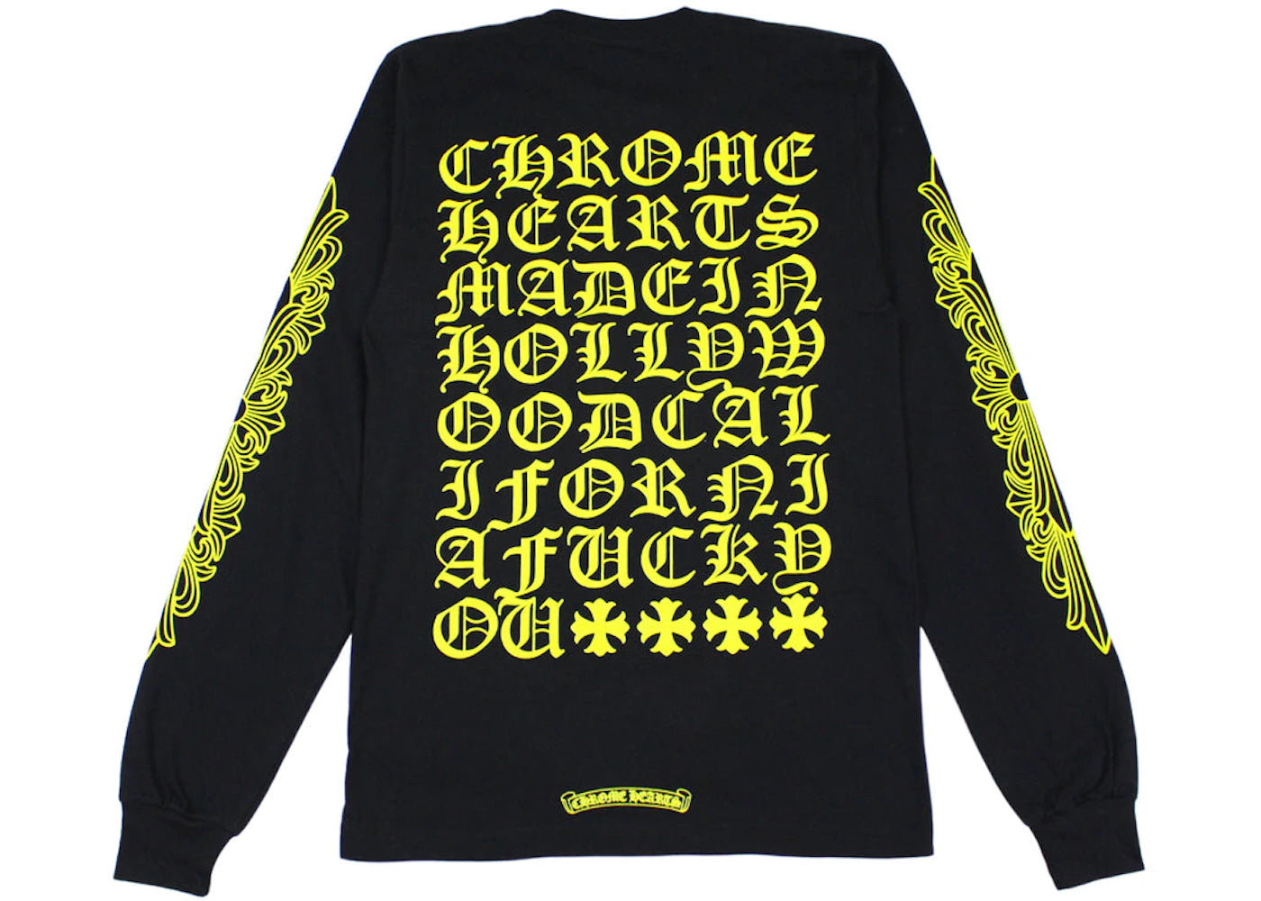 Chrome Hearts Made in Hollywood L/S T-shirt Black/Yellow