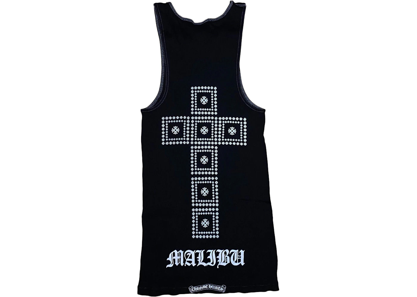 Chrome Hearts Malibu Exclusive Cross Tank Top Black