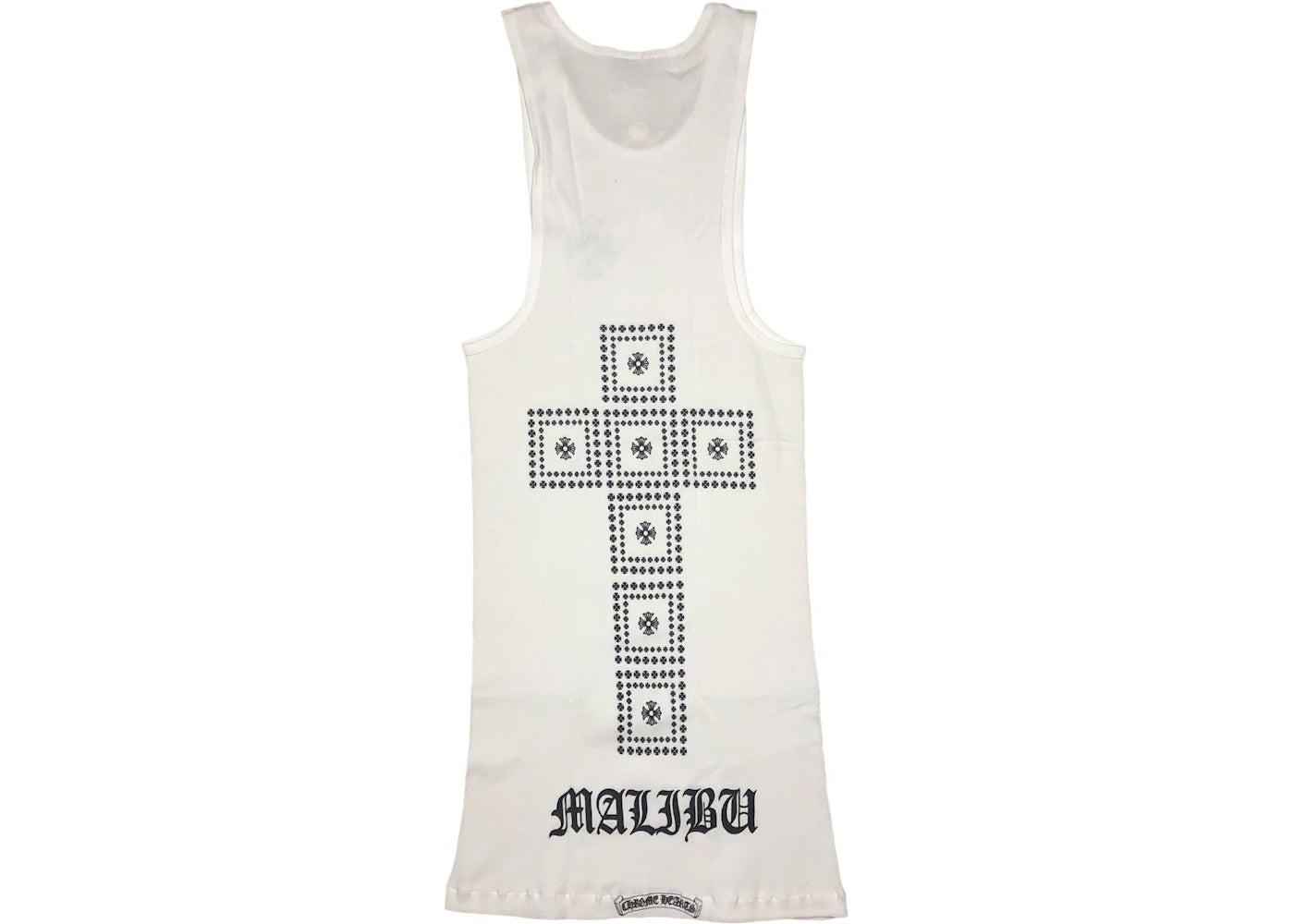 Chrome Hearts Malibu Exclusive Cross Tank Top White