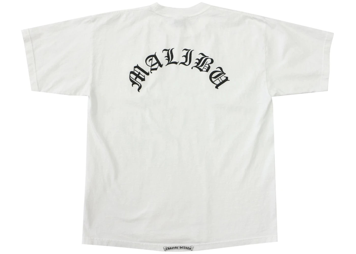 Chrome Hearts Malibu Exclusive Script Letter T-shirt White
