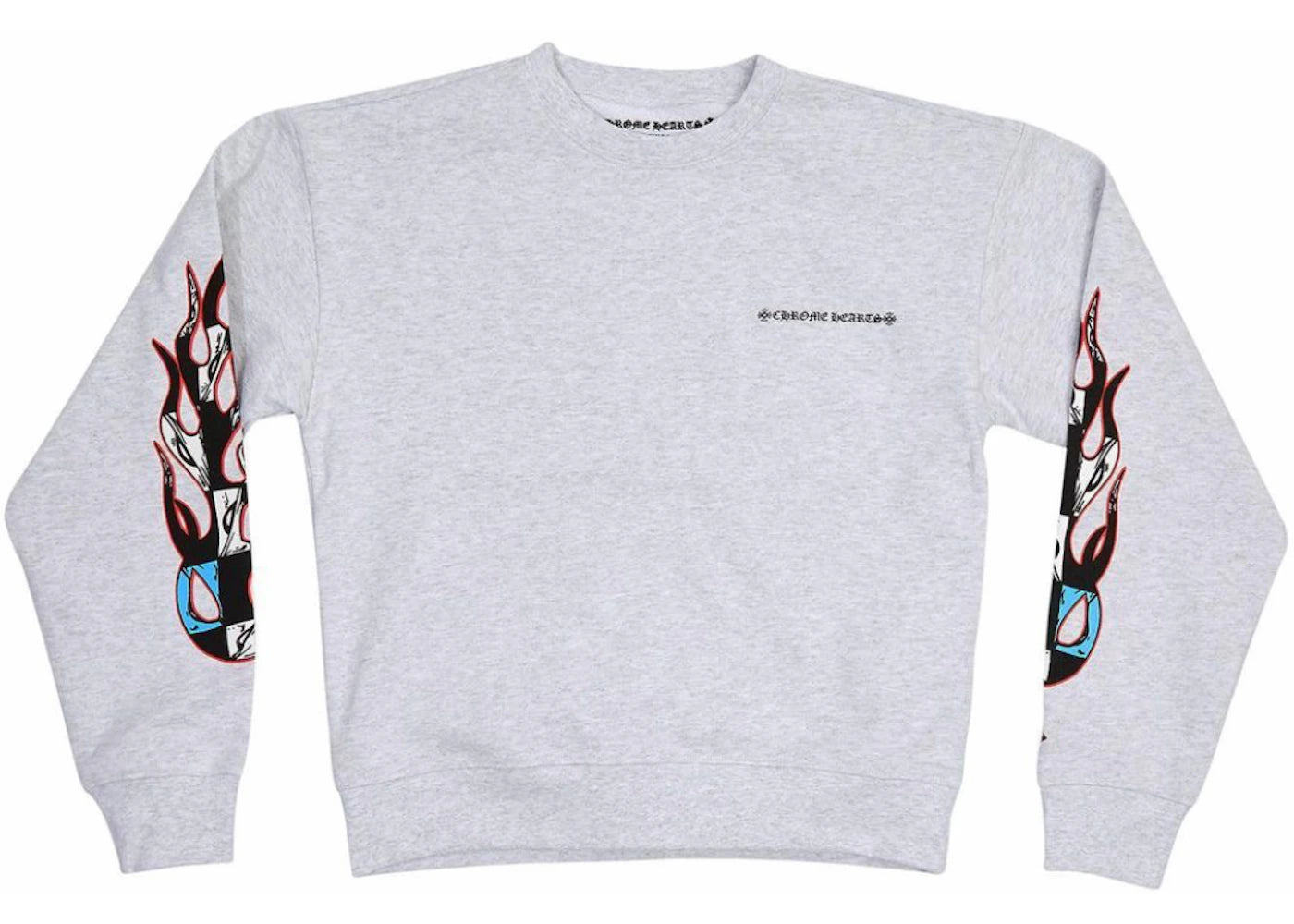 Chrome Hearts Matty Boy Brain Crewneck Heather Grey