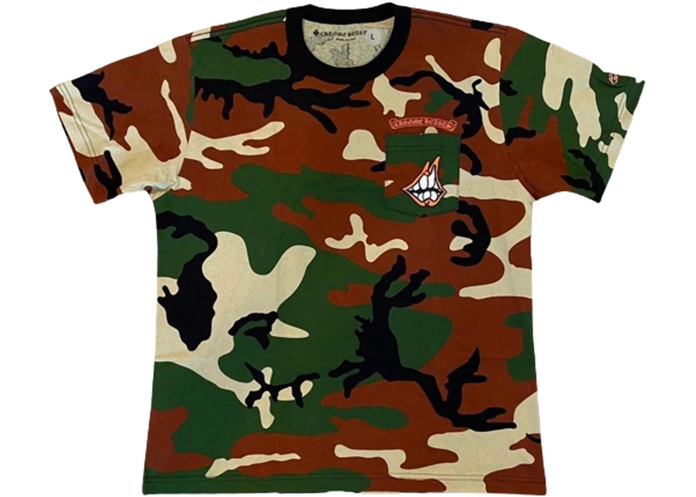 Chrome Hearts Matty Boy Caution T-shirt Camo