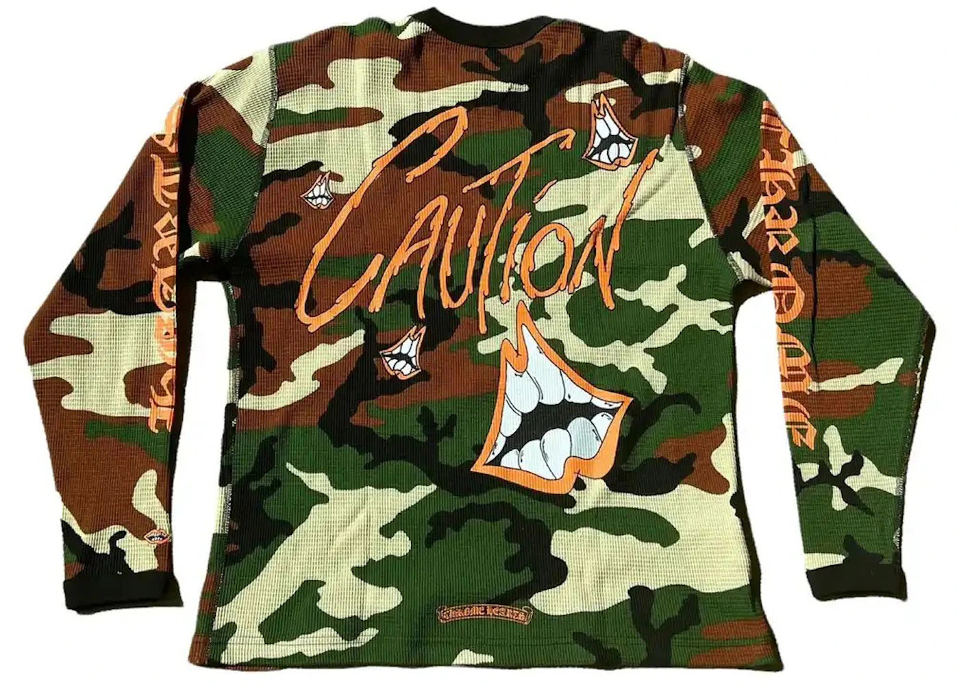 Chrome Hearts Matty Boy Caution Thermal L/S T-shirt Camo