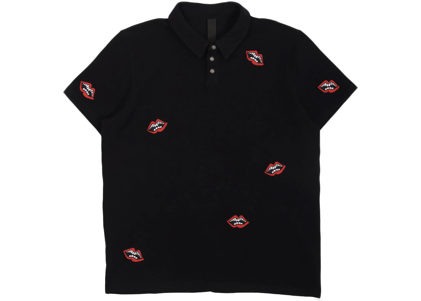 Chrome Hearts Matty Boy Chomper Polo Shirt Black