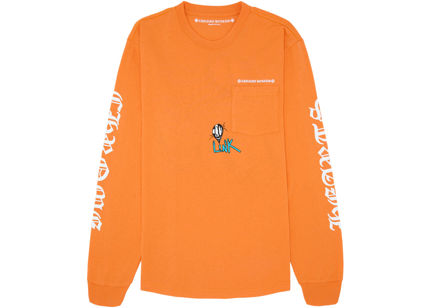 Chrome Hearts Matty Boy Link & Build L/S T-shirt Orange