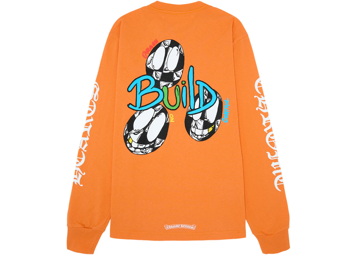 Chrome Hearts Matty Boy Link & Build L/S T-shirt Orange