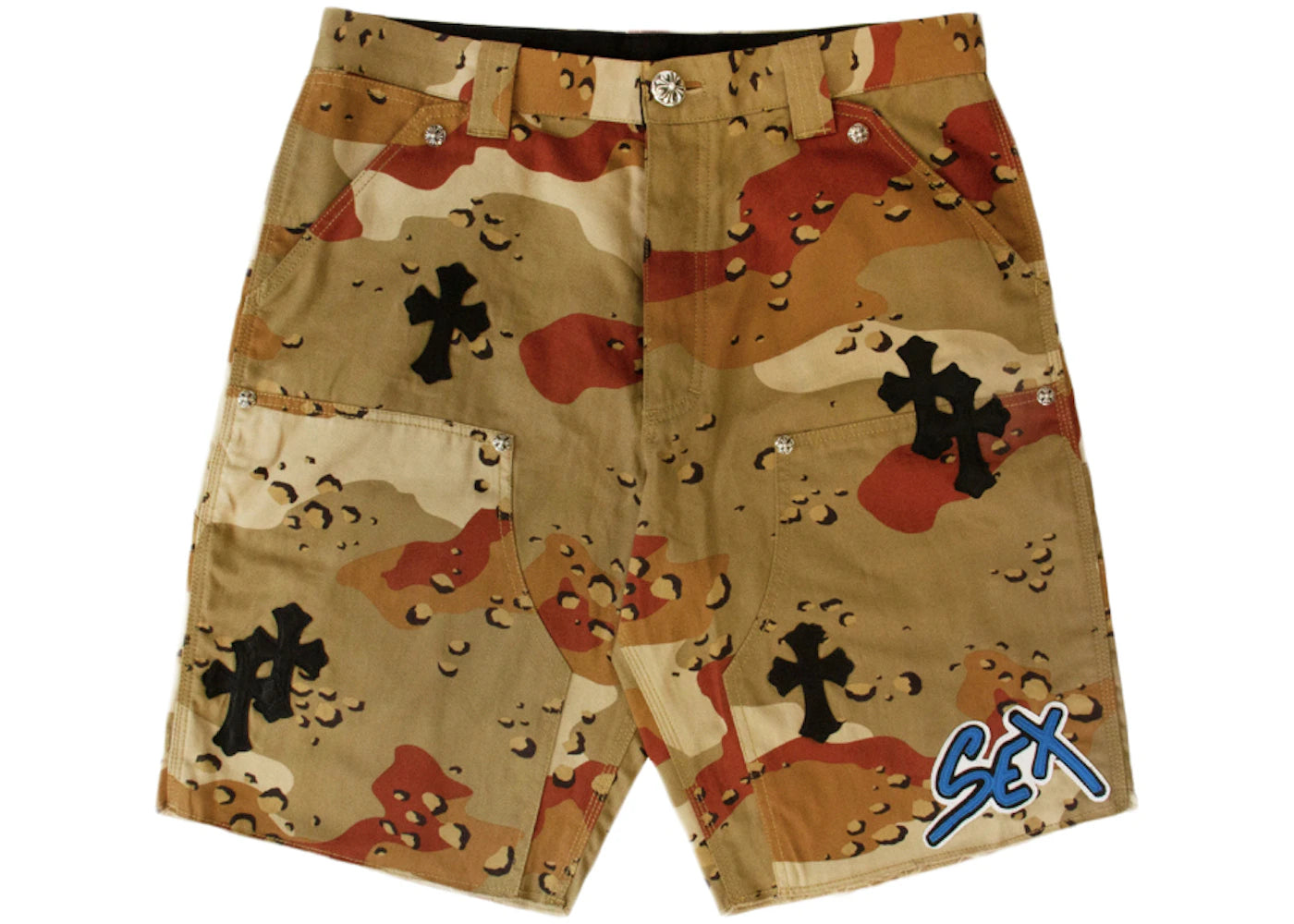 Chrome Hearts Matty Boy Sex Records Carpenter Shorts Desert Camo