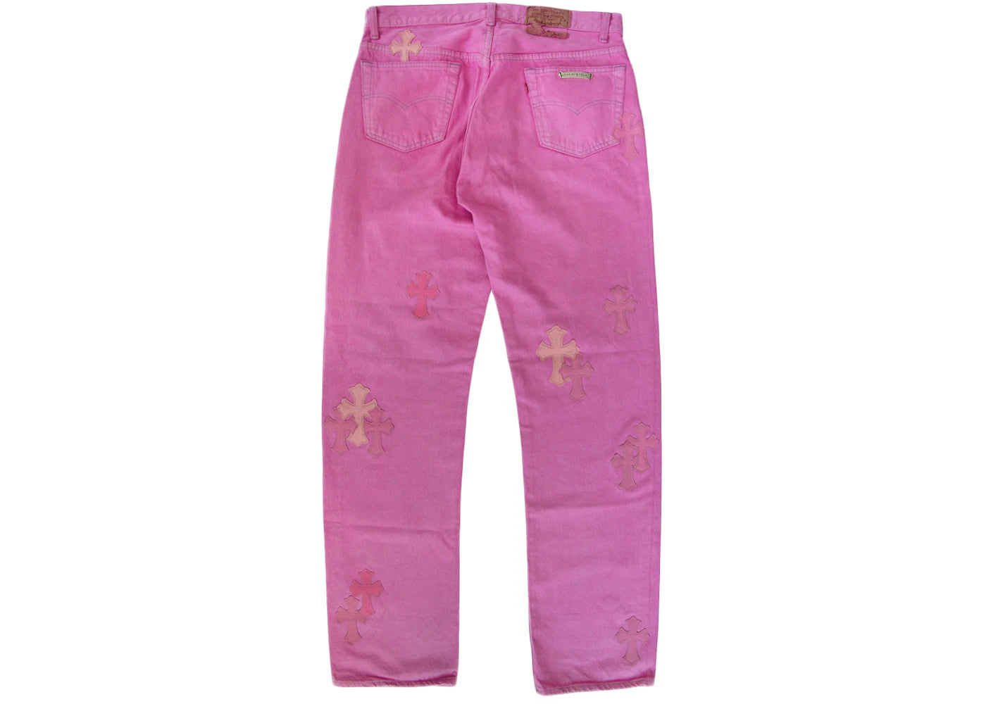 Chrome Hearts Matty Boy Sex Records Vintage Levi's Jeans Pink