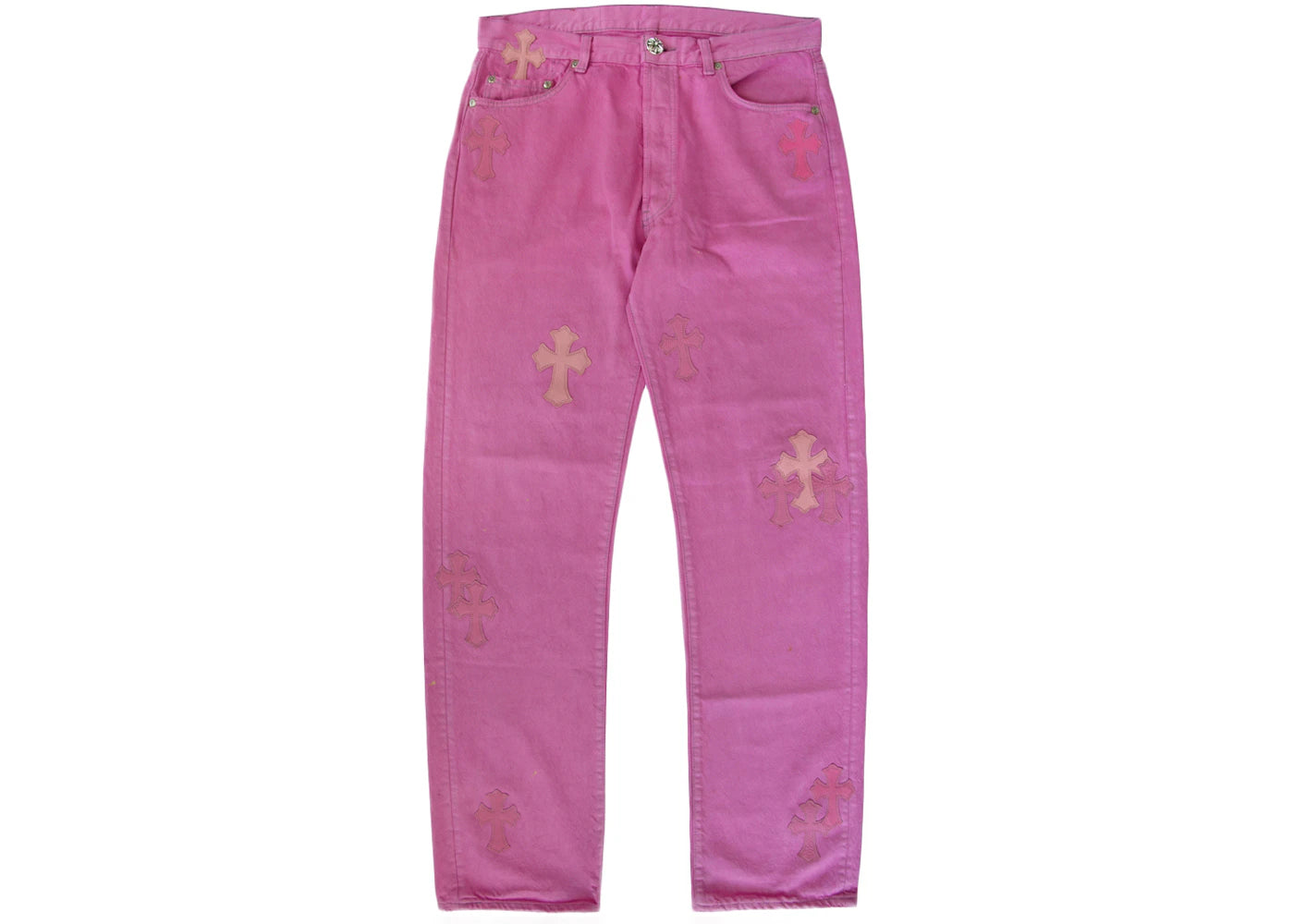Chrome Hearts Matty Boy Sex Records Vintage Levi's Jeans Pink