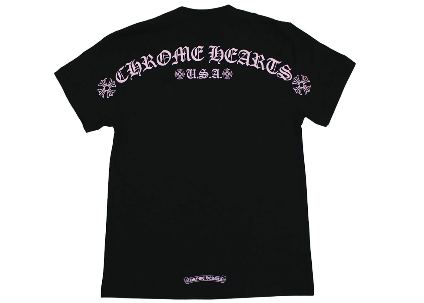 Chrome Hearts Matty Boy Shoulder Logo T-shirt Black/Pink