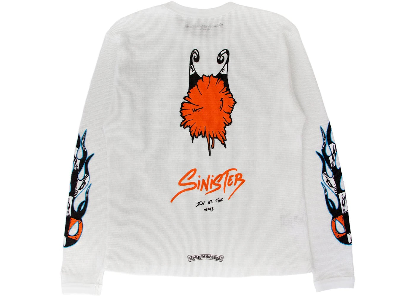 Chrome Hearts Matty Boy Sinister Thermal L/S T-shirt White
