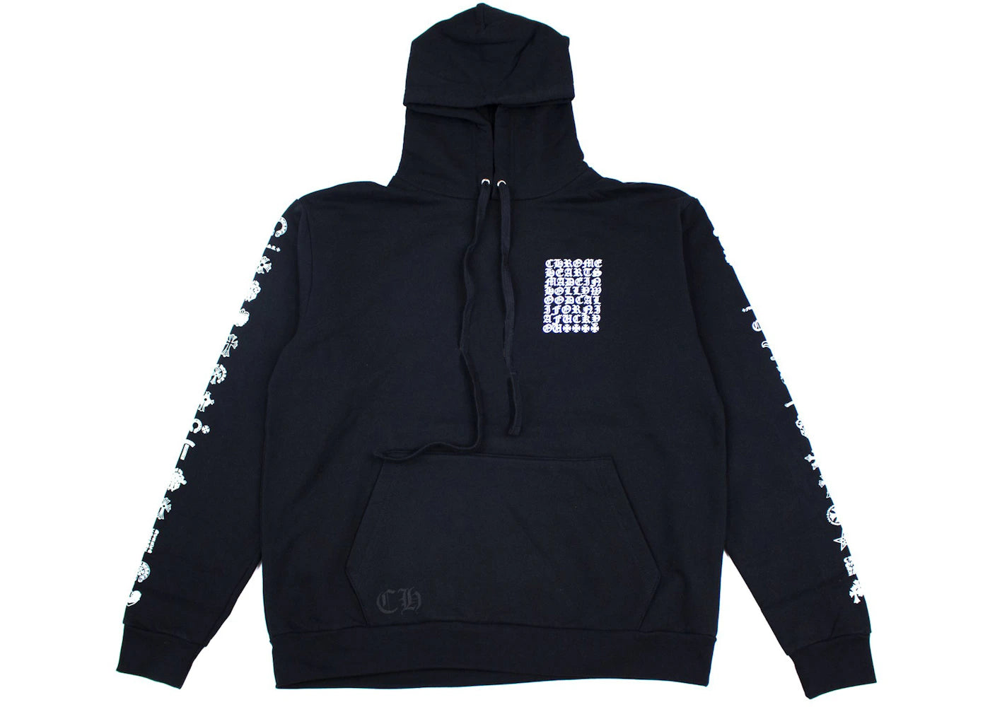 Chrome Hearts Multi Logo Pullover Hoodie Black