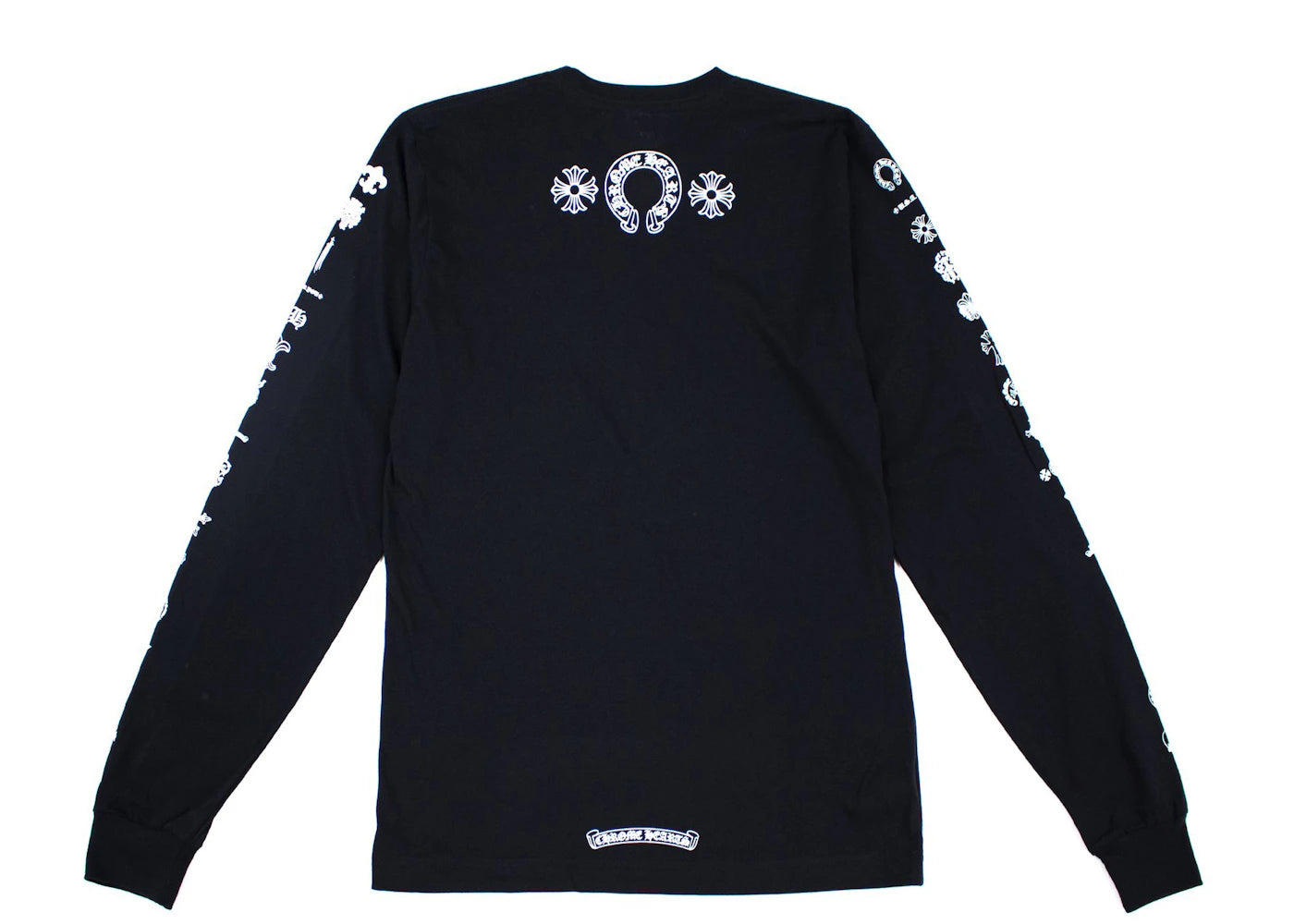 Chrome Hearts Multi Logo Script Long Sleeve T-shirt Black