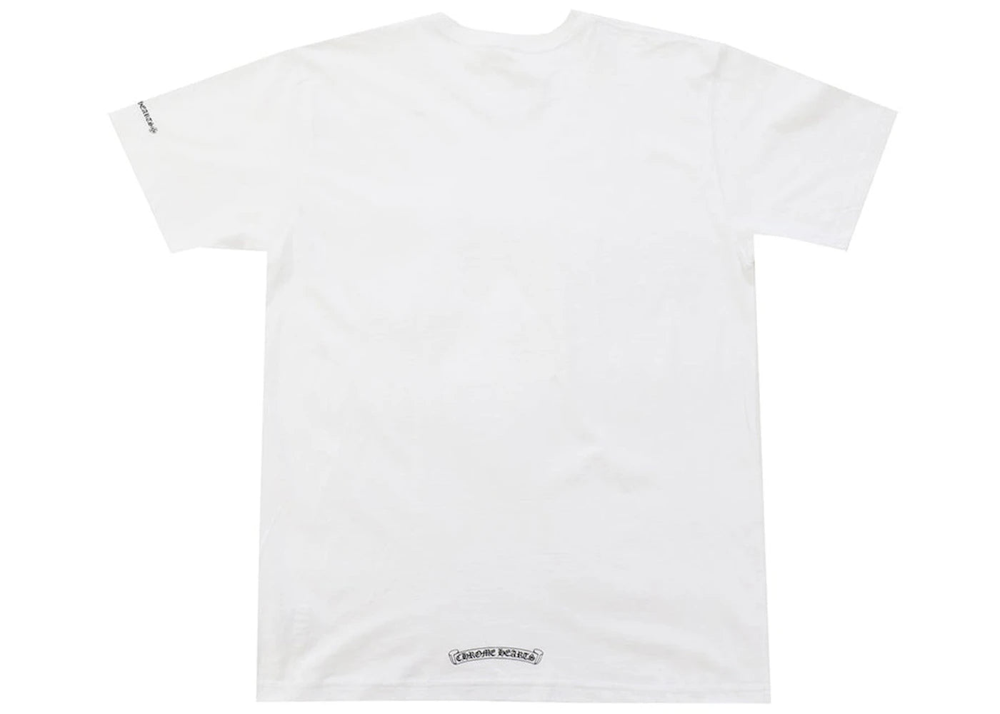 Chrome Hearts Neck Letters Logo T-shirt White
