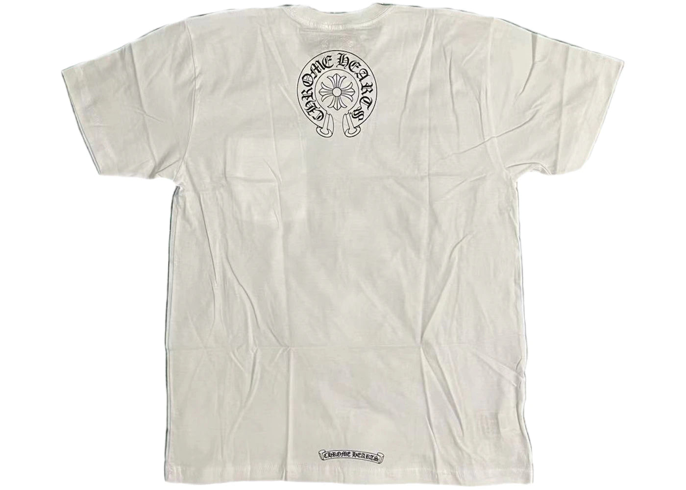 Chrome Hearts Neck Logo Horse Shoe T-Shirt White