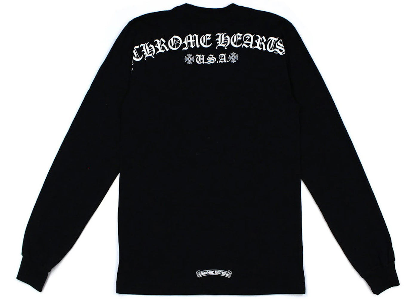 Chrome Hearts Script Letter Logo L/S T-shirt Black