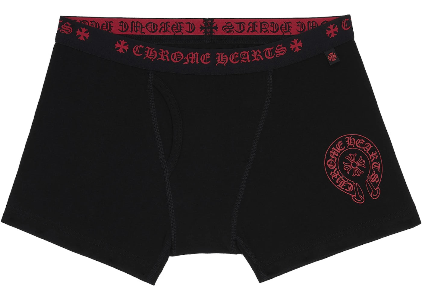 Chrome Hearts Short Boxer Brief Black/Red