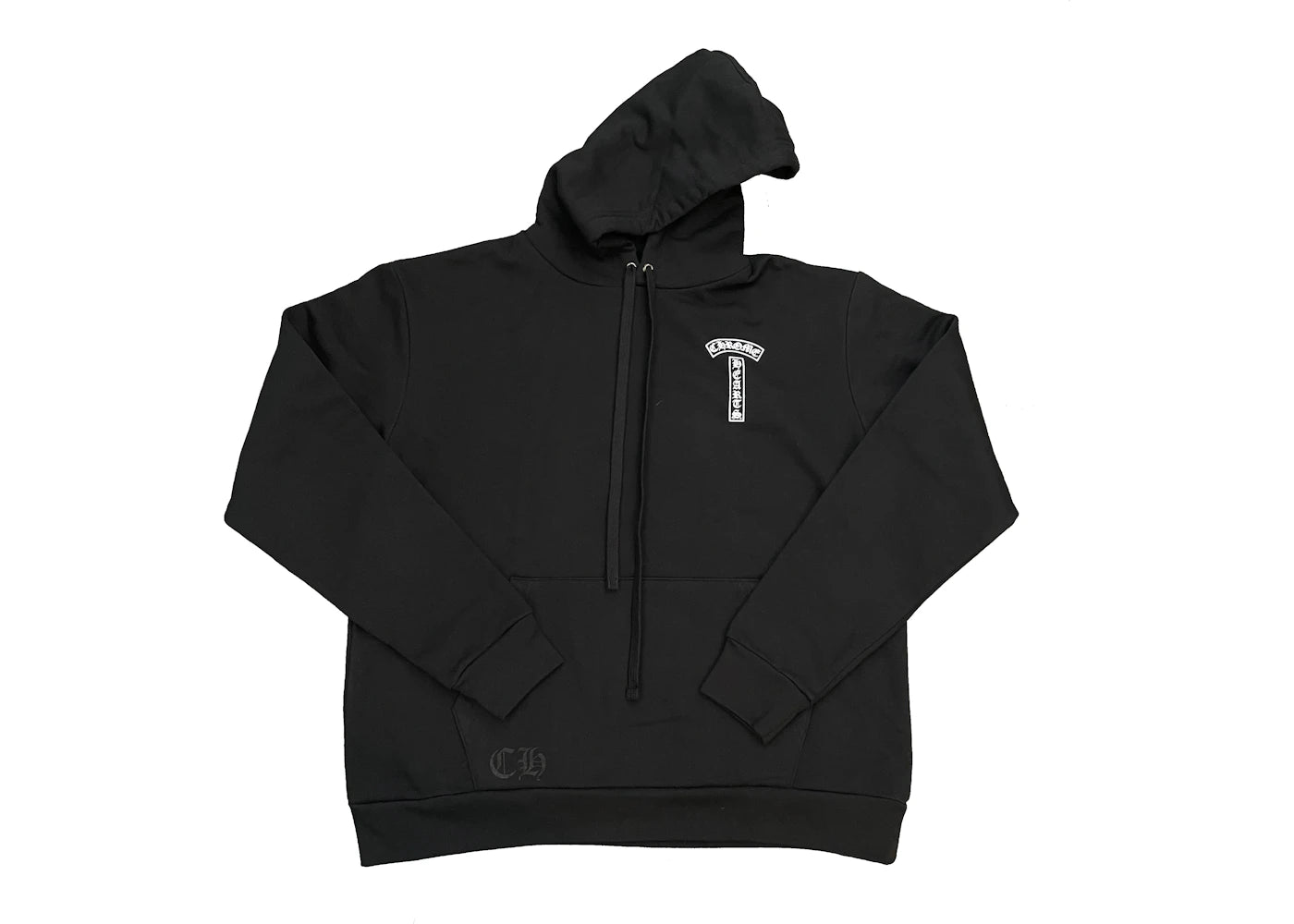 Chrome Hearts Shoulder Logo Hoodie Black