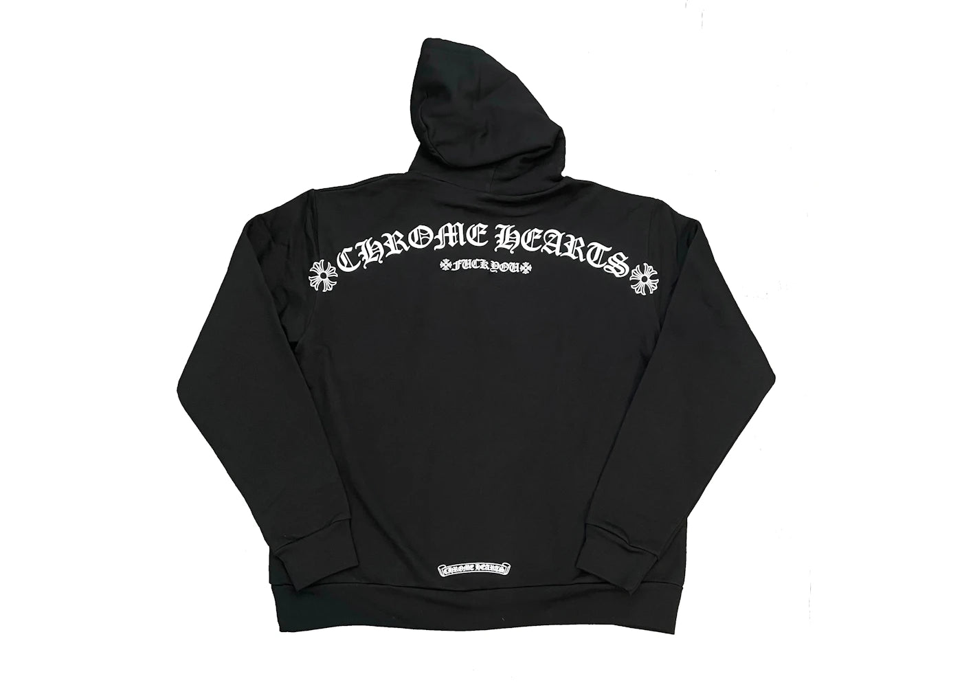 Chrome Hearts Shoulder Logo Hoodie Black