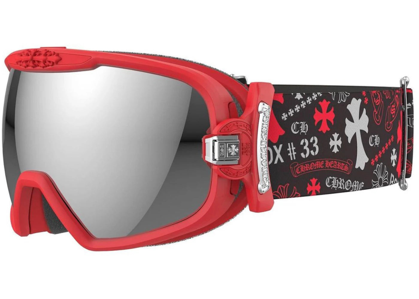 Chrome Hearts Snow Goggles Black/Red